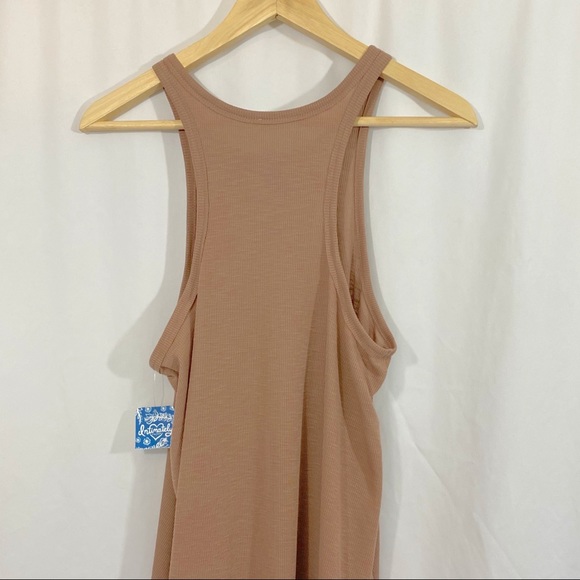 NWT Free People Long Beach Ribbed Swing Tank Top - Picture 6 of 10